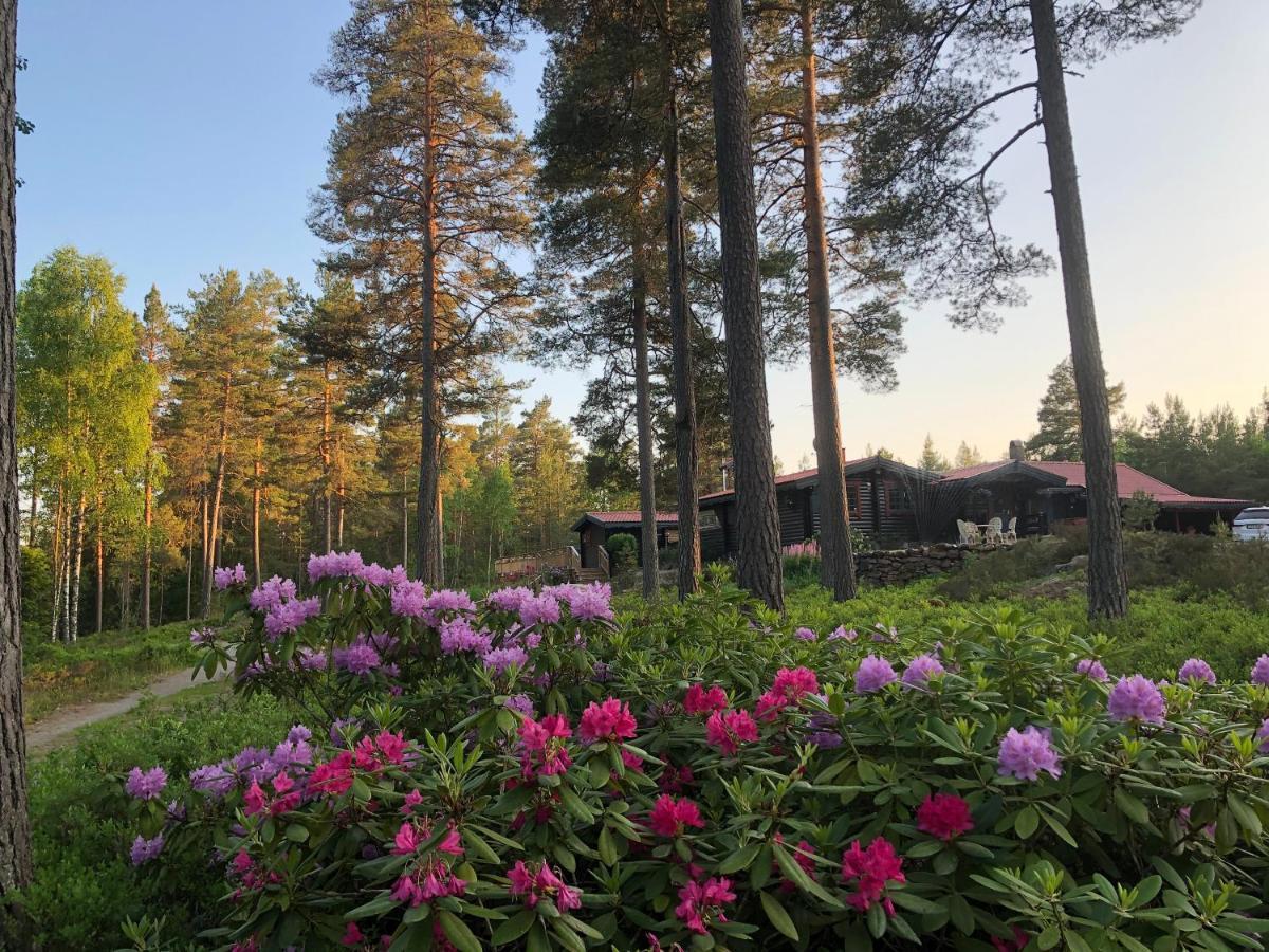 Timber Cottages With Jacuzzi And Sauna Near Lake Vaenern Karlstad Eksteriør bilde
